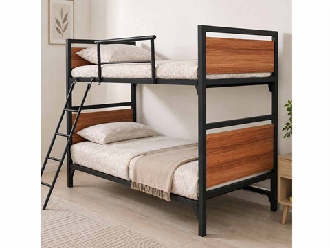 تخت دو طبقه فلزی خوابگاهی بارسا D1452